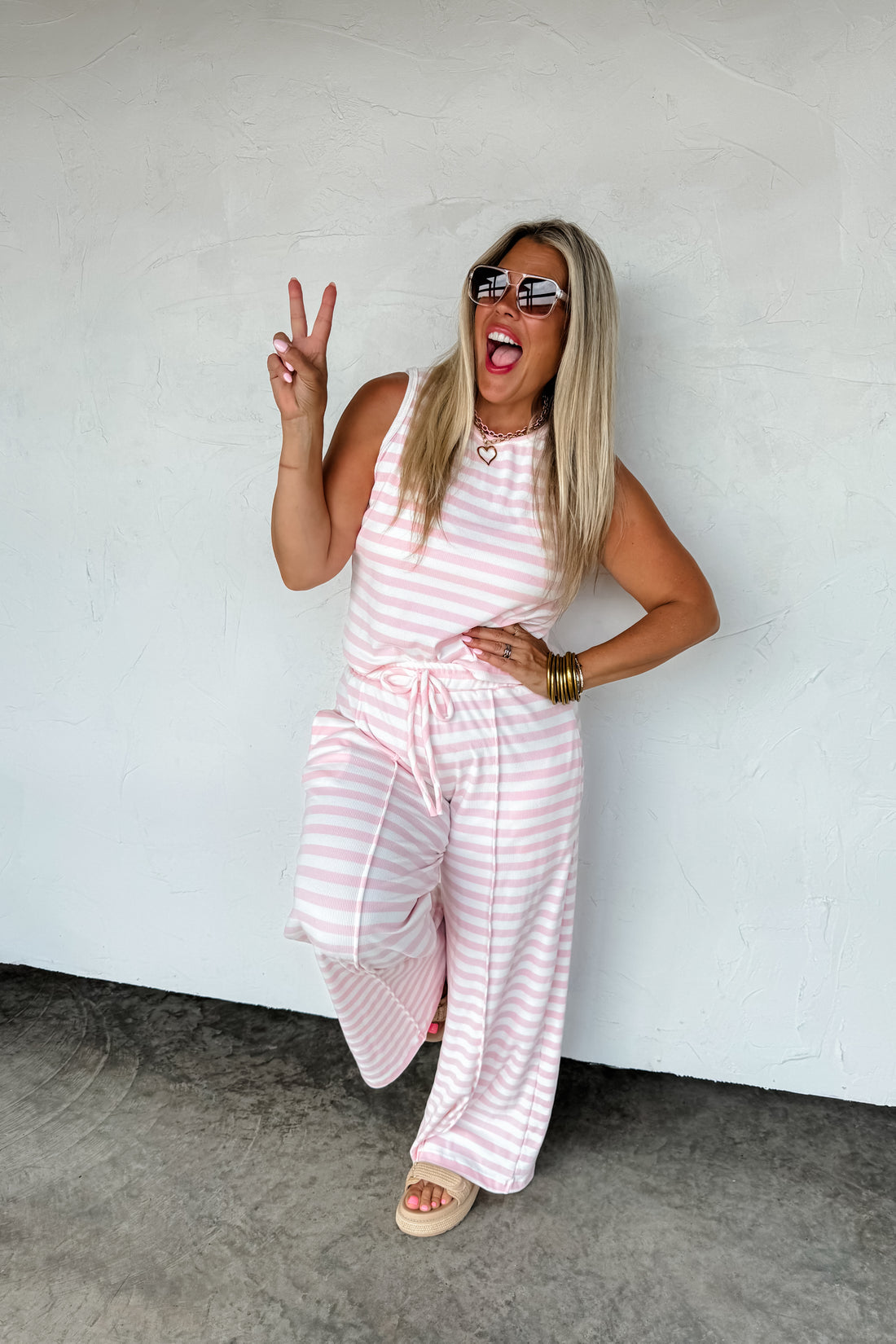 PREORDER- HAVEN STRIPE LOUNGE SET