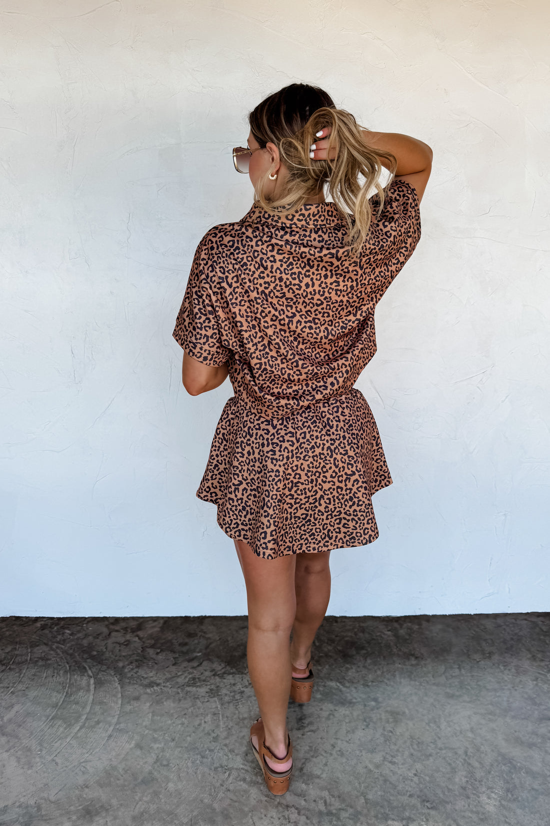 PREORDER- HOT TO SPOT CHEETAH SKORT SET