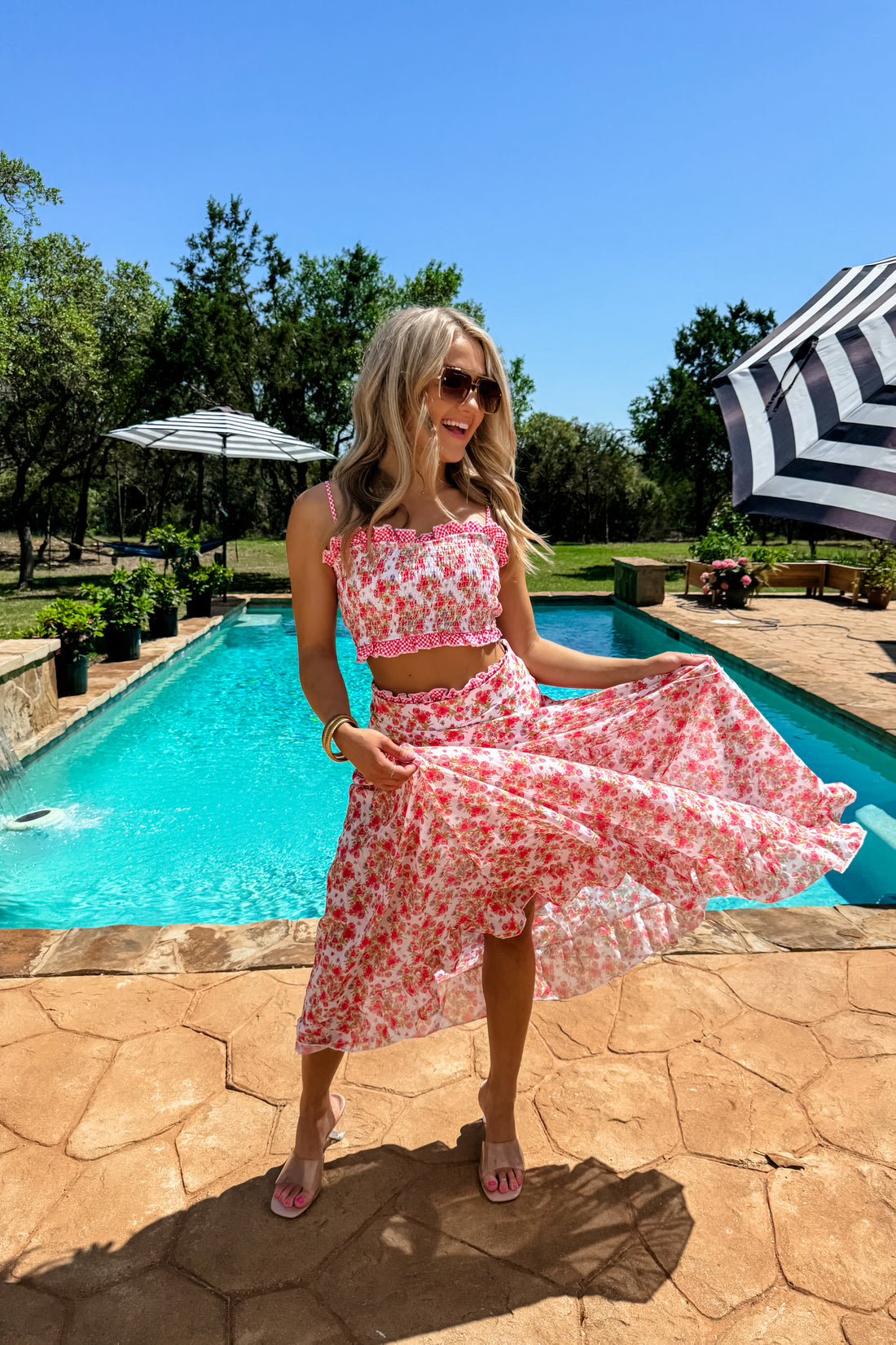 PREORDER- ISLAND VIBES- AMALFI BLOOMS SWIM SET