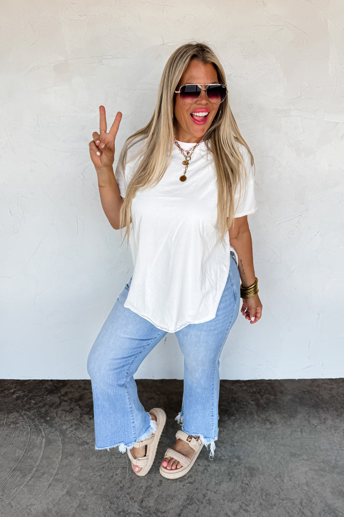 PREORDER- JOEY WASHED COTTON BOYFRIEND TEE