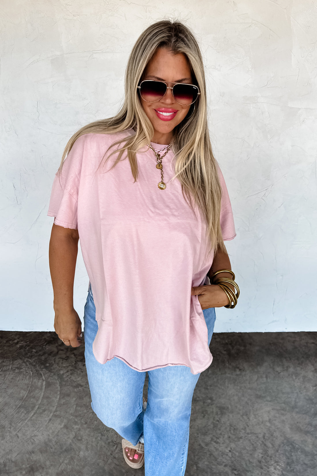 PREORDER- JOEY WASHED COTTON BOYFRIEND TEE