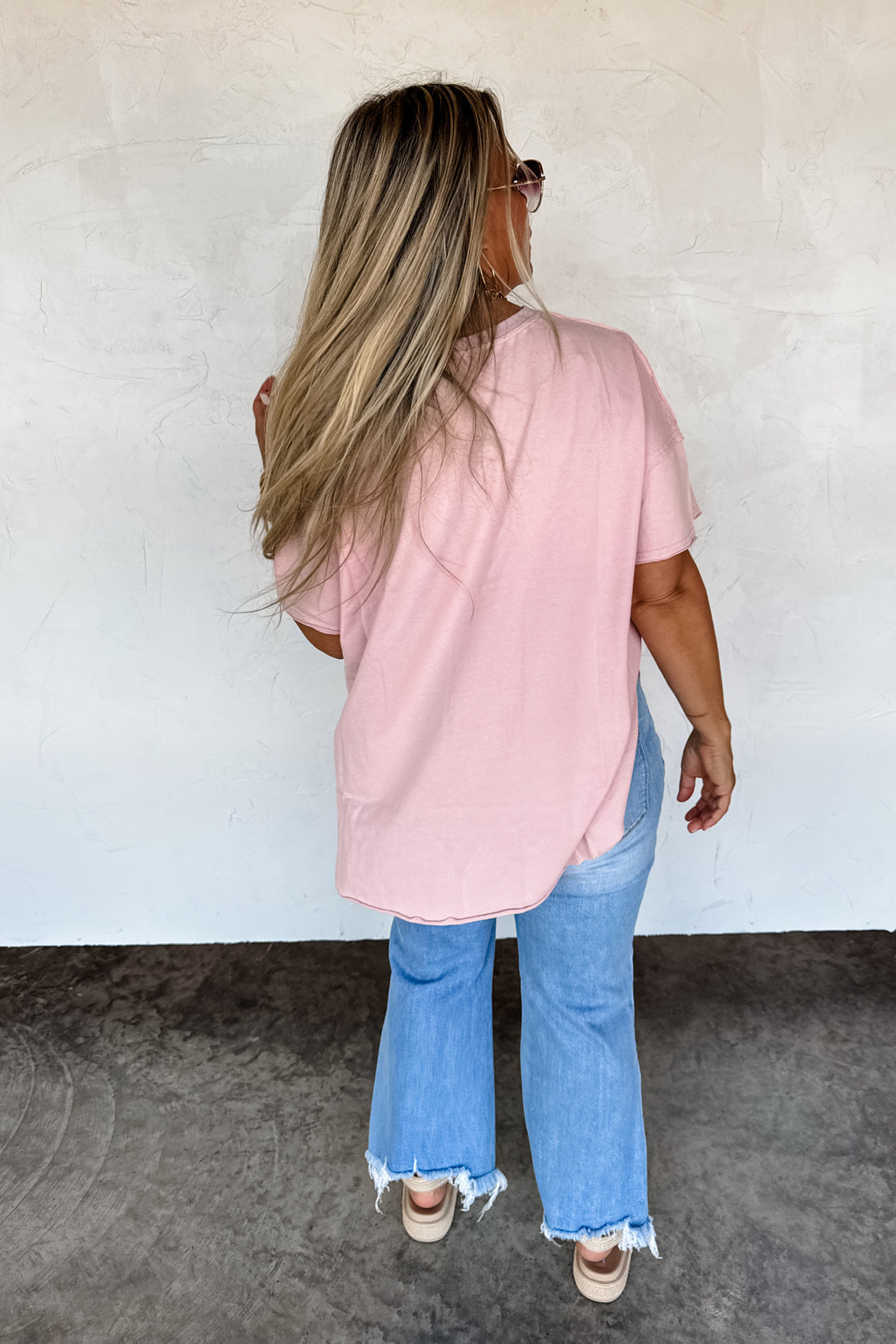 PREORDER- JOEY WASHED COTTON BOYFRIEND TEE