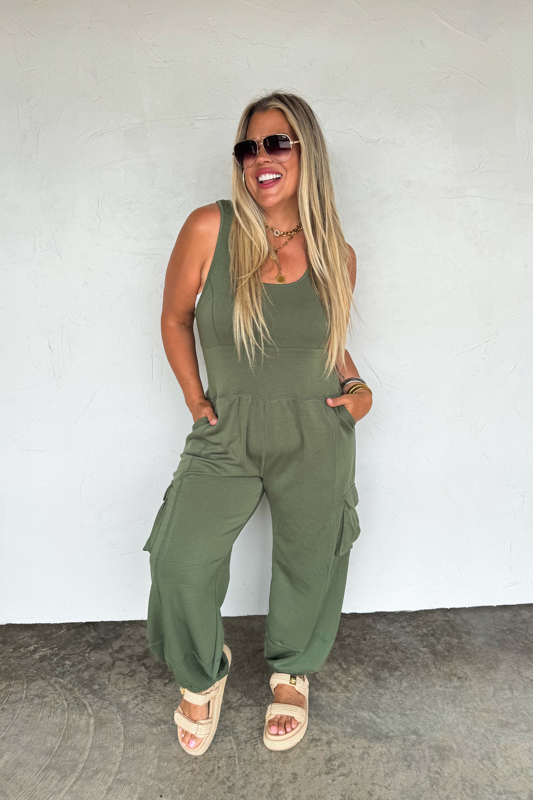 PREORDER- ALL SET TANK ROMPER
