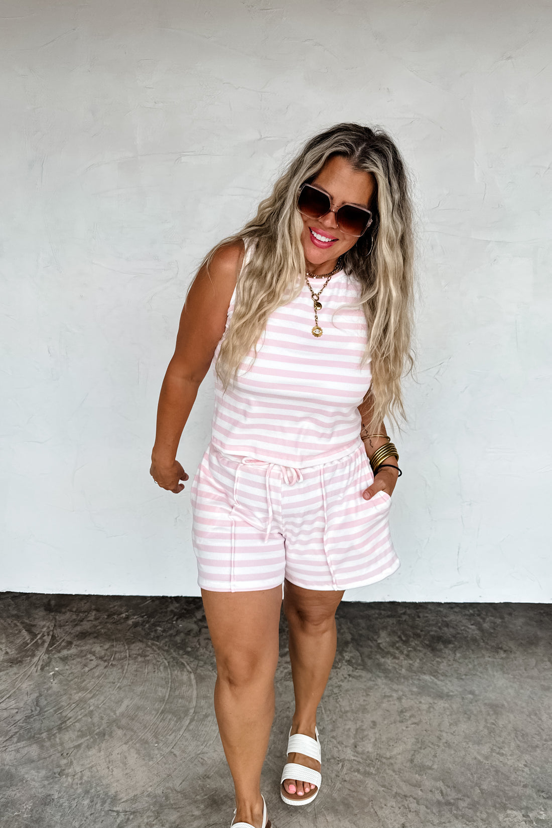 PREORDER- HAVEN STRIPE TANK TOP