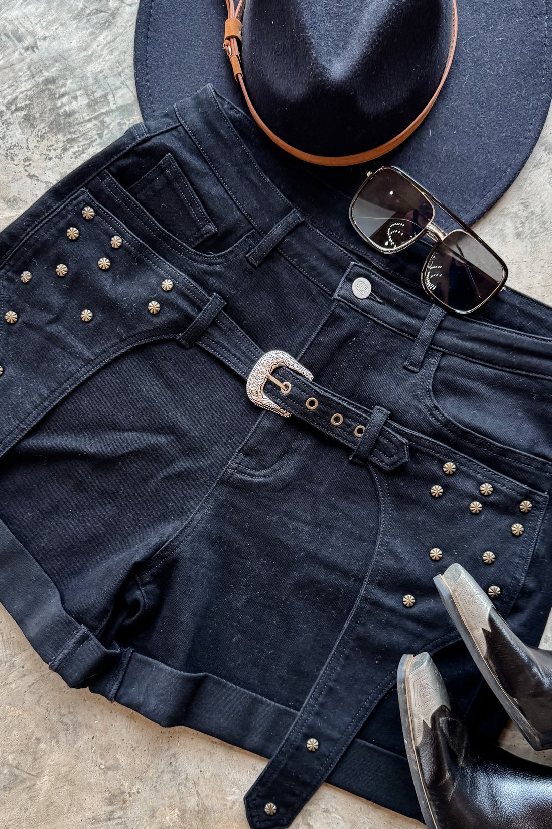 PREORDER- FESTIVAL NIGHTS BUCKLE SHORTS