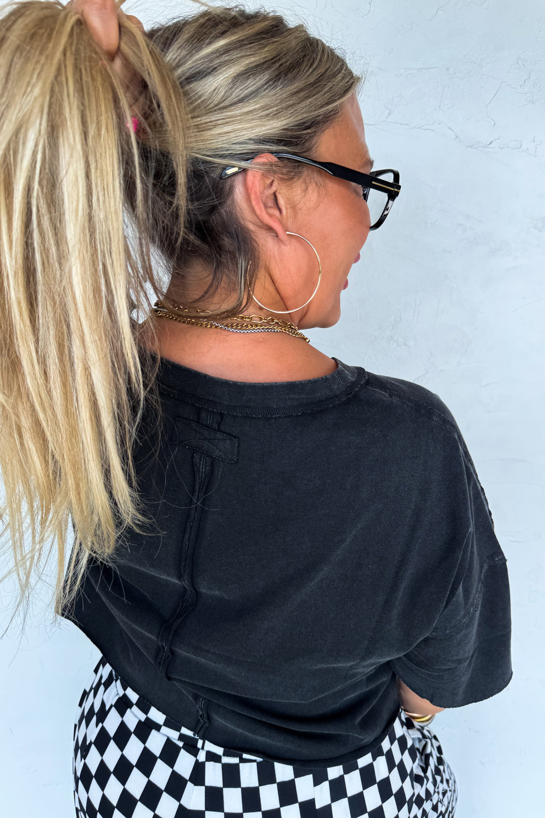 PREORDER- REGAN RAW HEM TEE