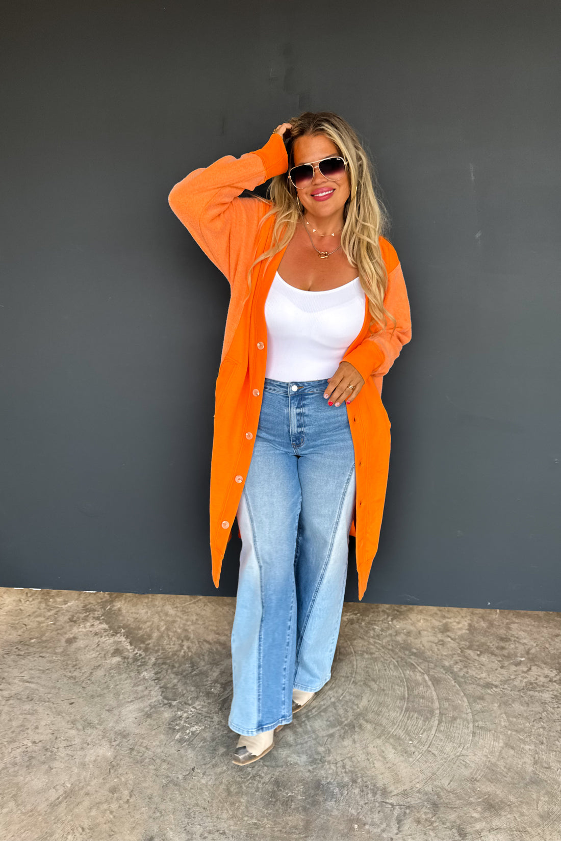 PREORDER- DESI SWEATSHIRT CARDIGAN