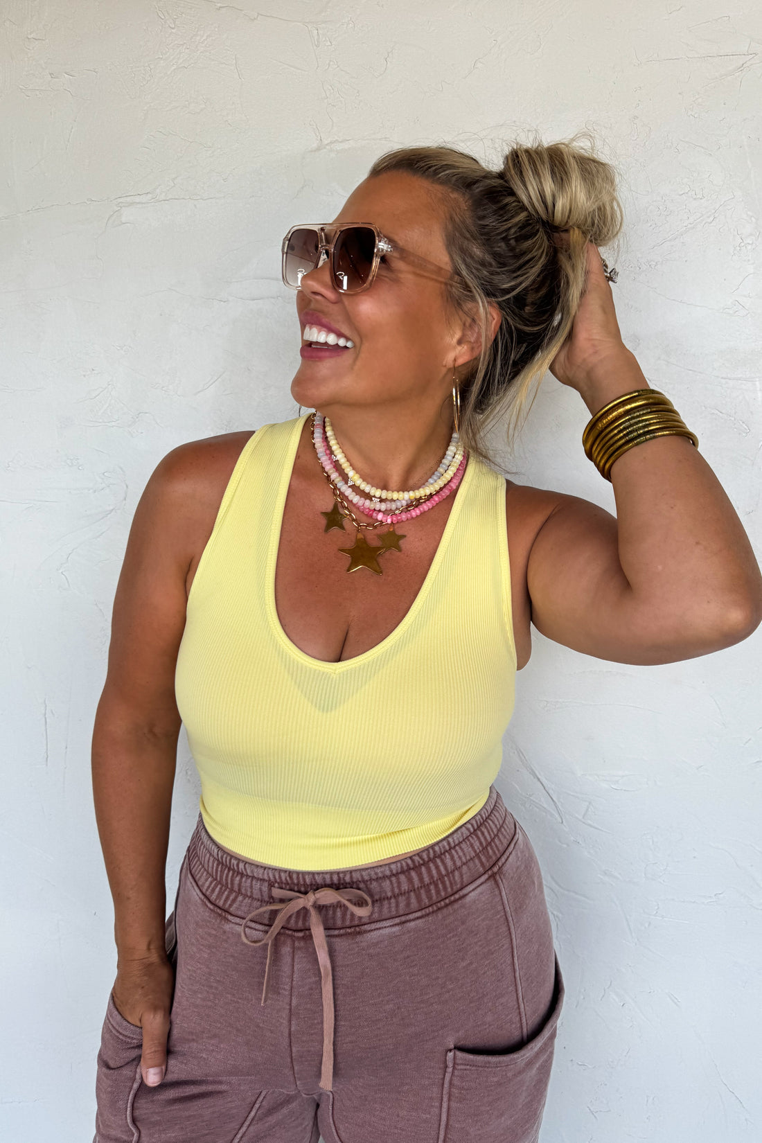 PREORDER- SUMMER BEAD STONE NECKLACE