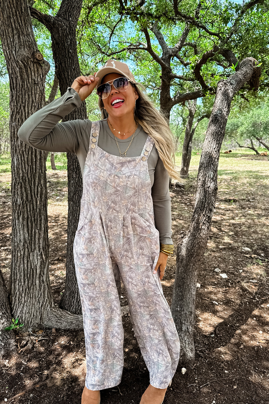 PREORDER- CASSIDY CAMO OVERALLS
