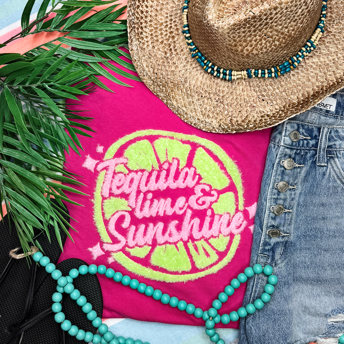 Tequila, Lime & Sunshine Fluffy Tee
