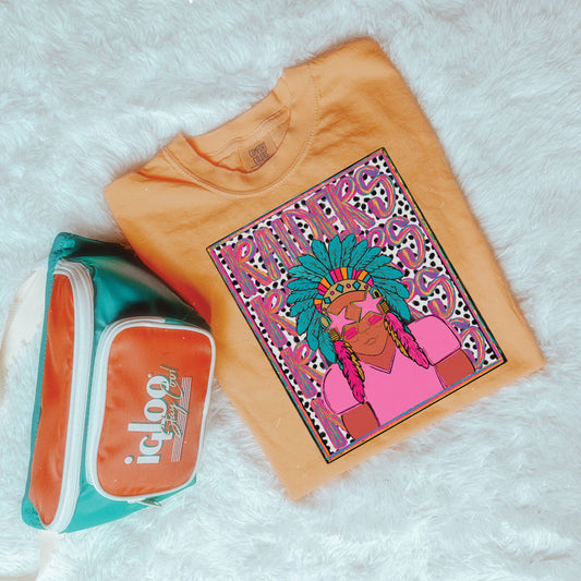 Raiders Colorful Mascot Tee