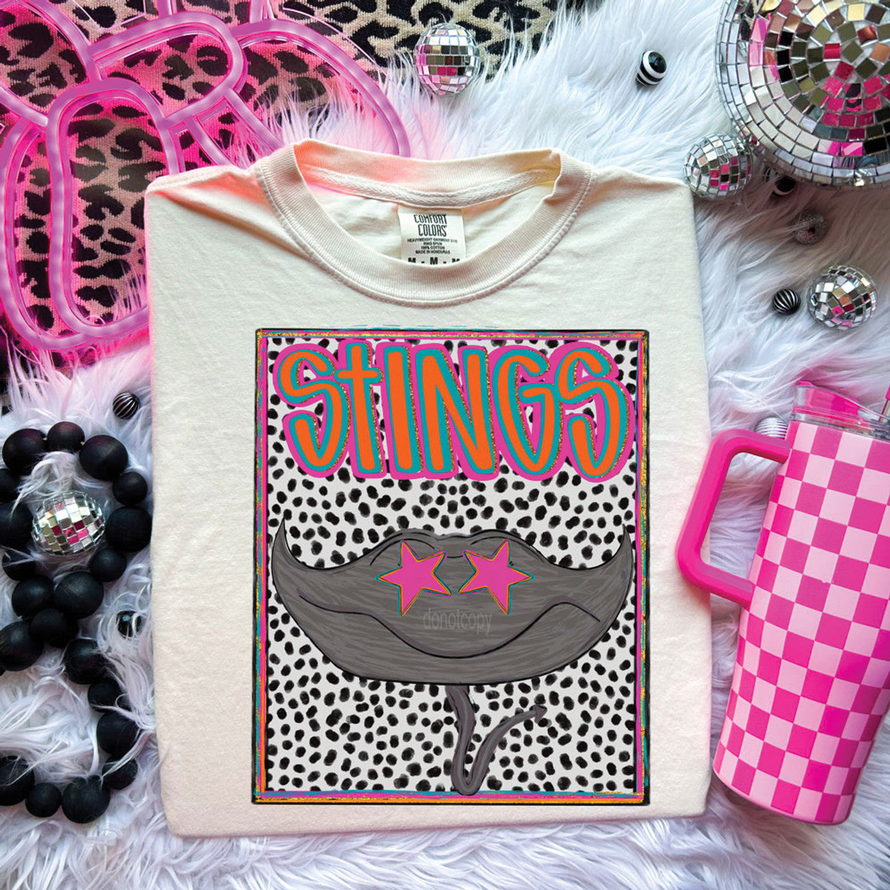 Stings Colorful Mascot Tee