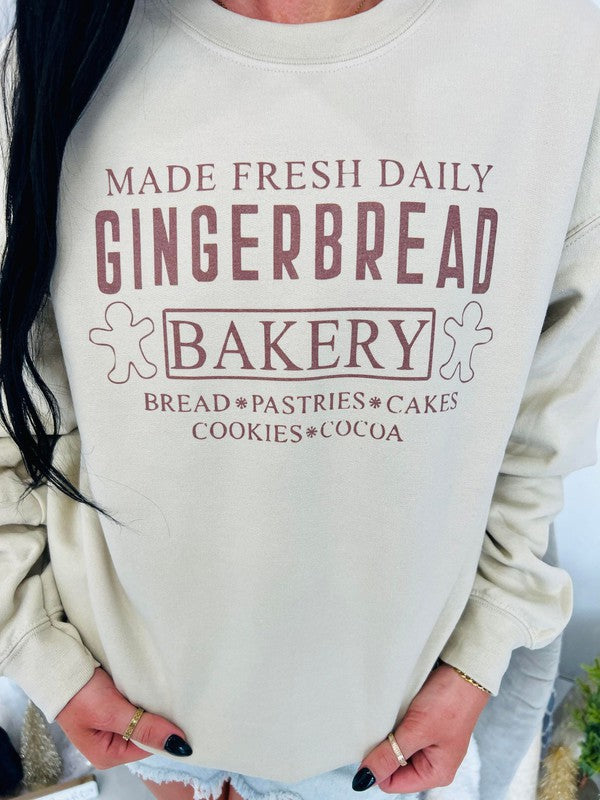 Gingerbread Man Bakery Fresh Daily Sweatshirt