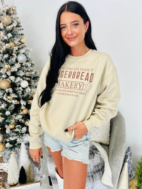 Gingerbread Man Bakery Fresh Daily Sweatshirt