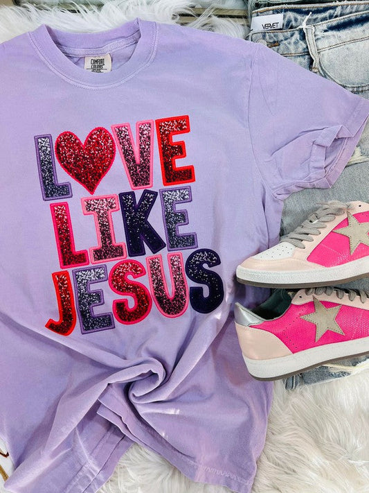 Love Like Jesus Heart Tee