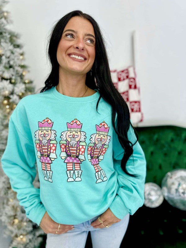 Colorful Nutcracker Trio Sweatshirt