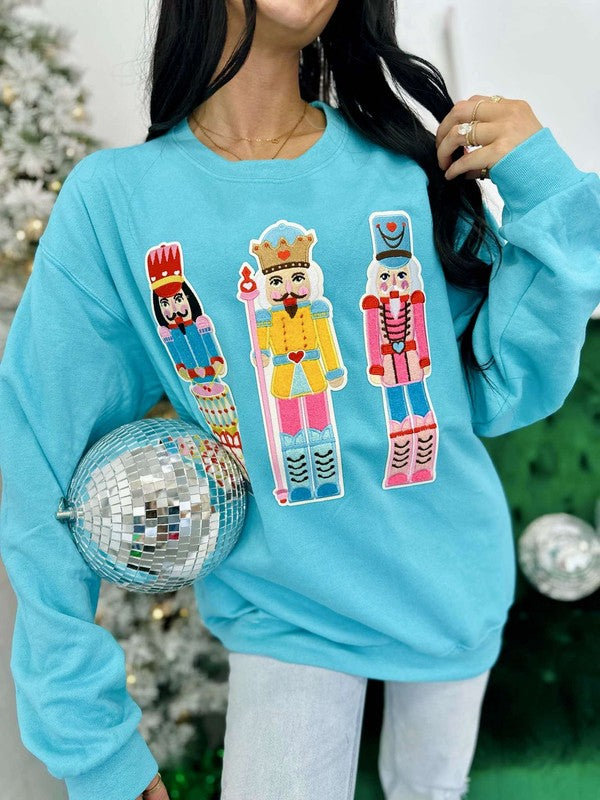 Nutcracker Patch Trio Sweatshirt