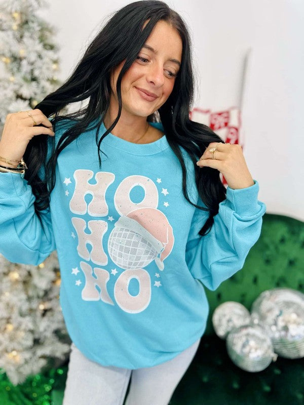 HOHOHO Santa Disco Sweatshirt