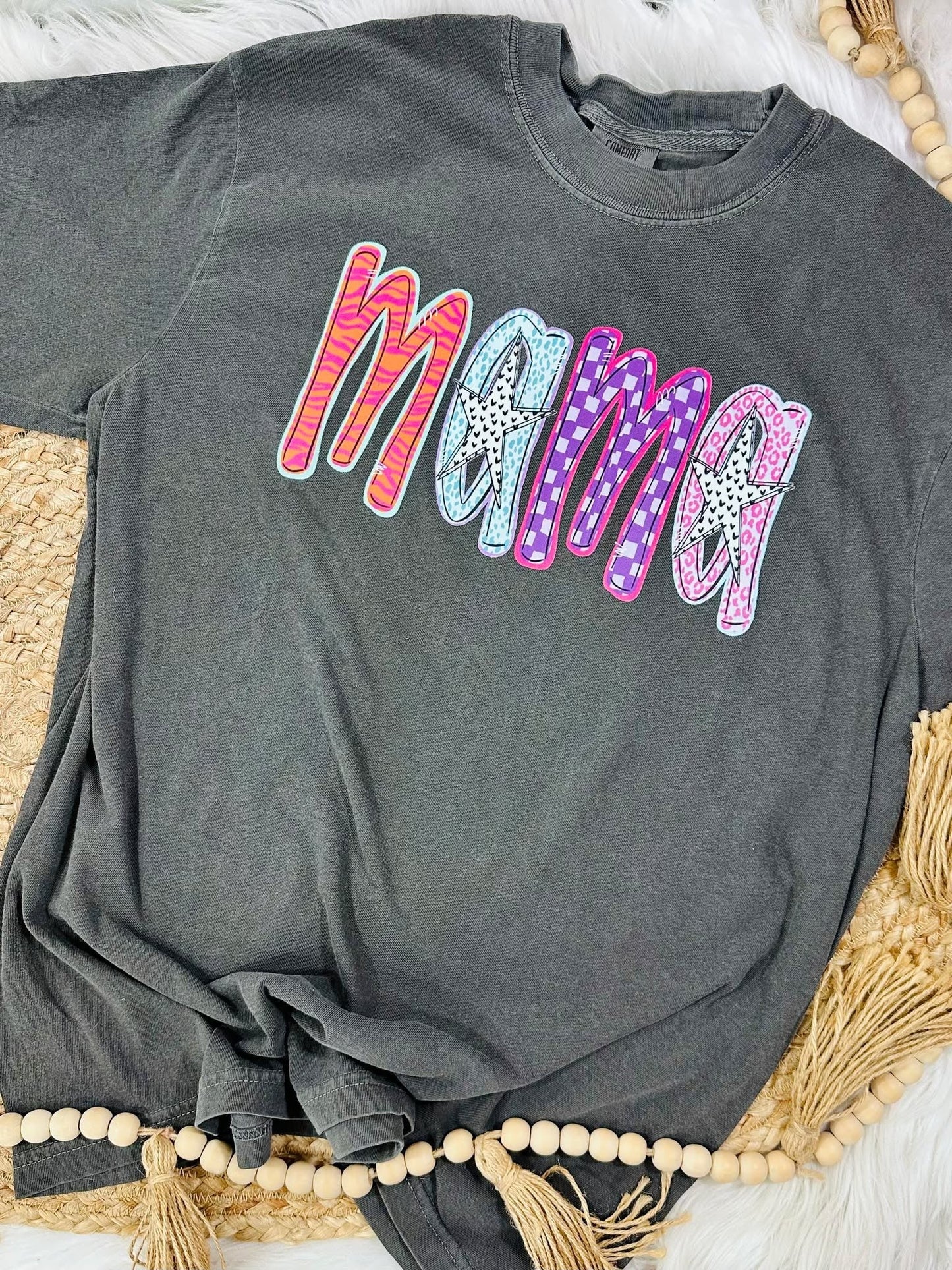 Custom Neon Preppy Multi Tee