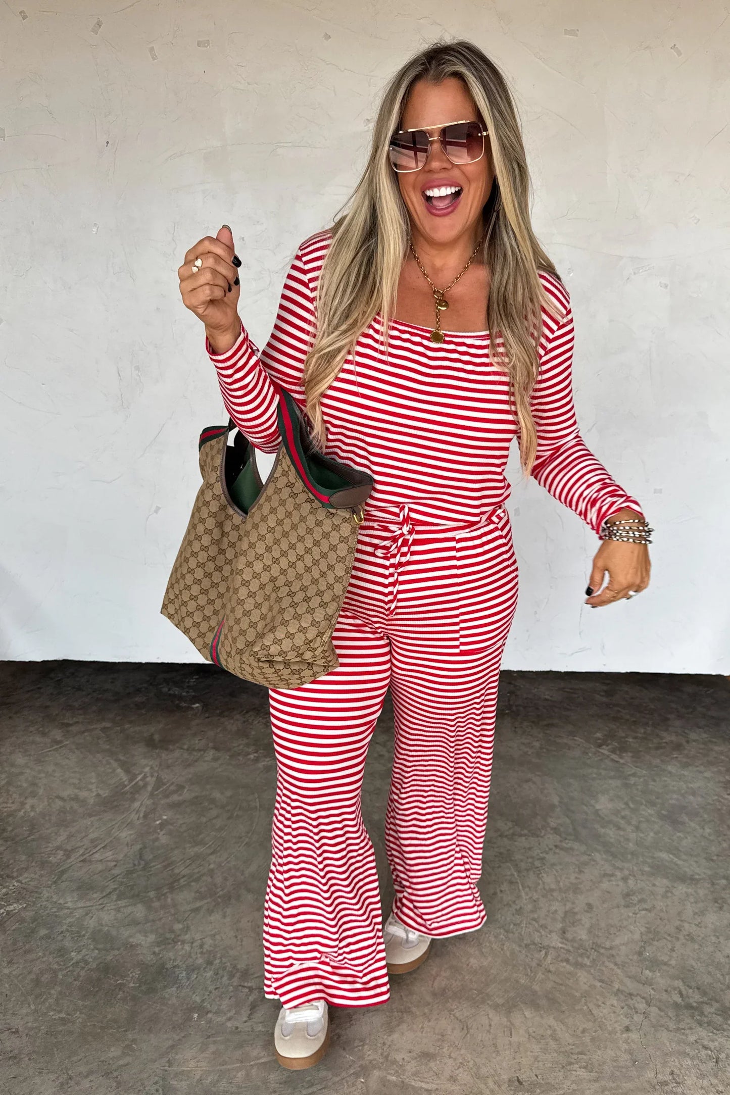 PREORDER- Haddie Stripe Lounge Set **Limited Qtys**