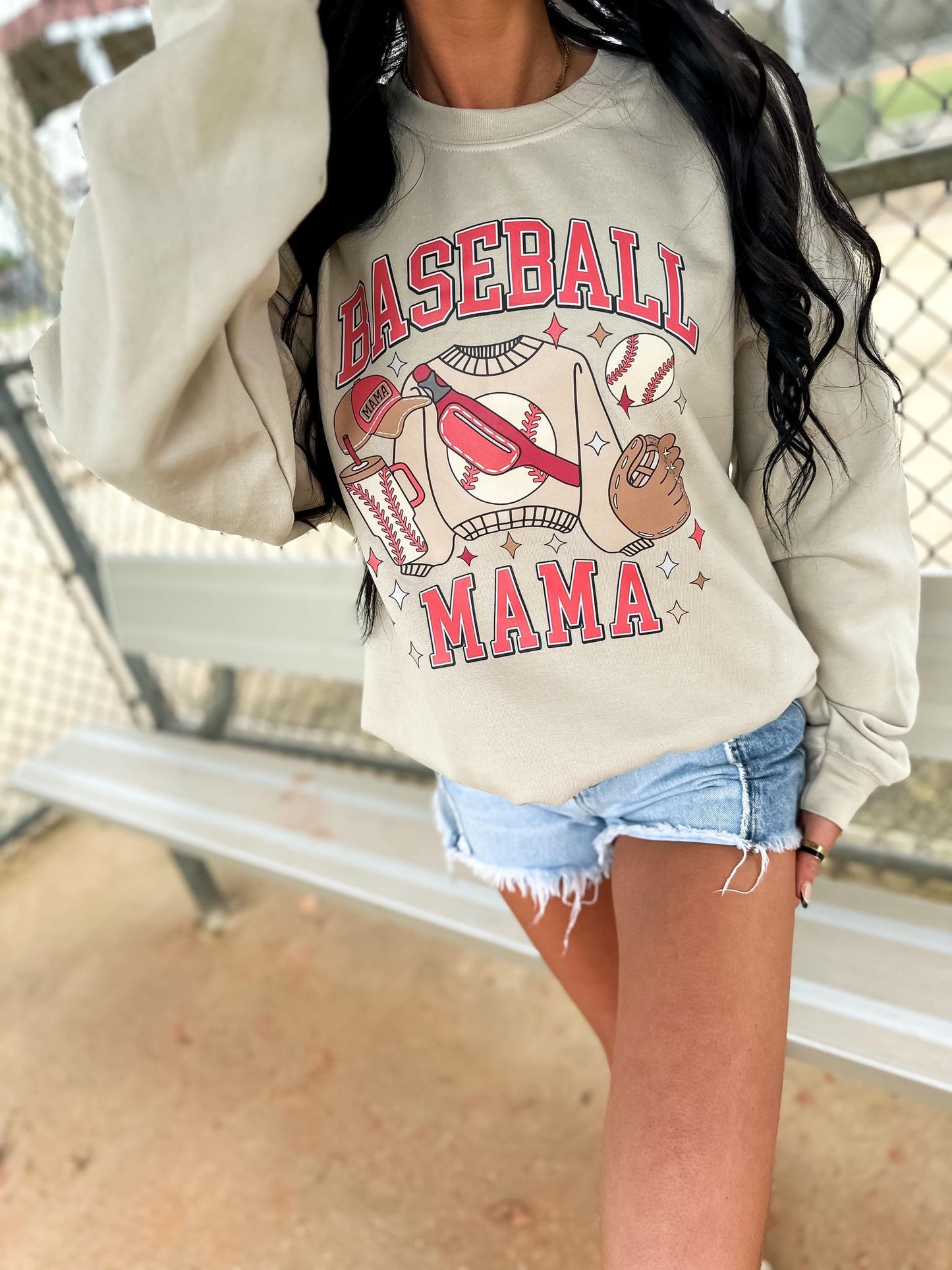 Baseball Mama Essentials  Sweatshirt