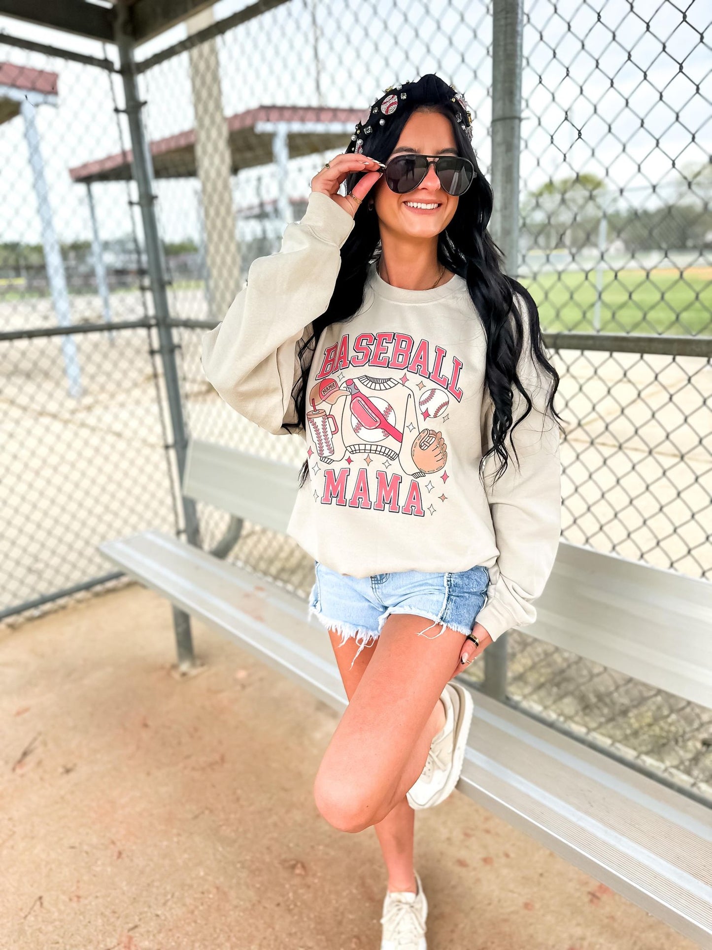 Baseball Mama Essentials  Sweatshirt