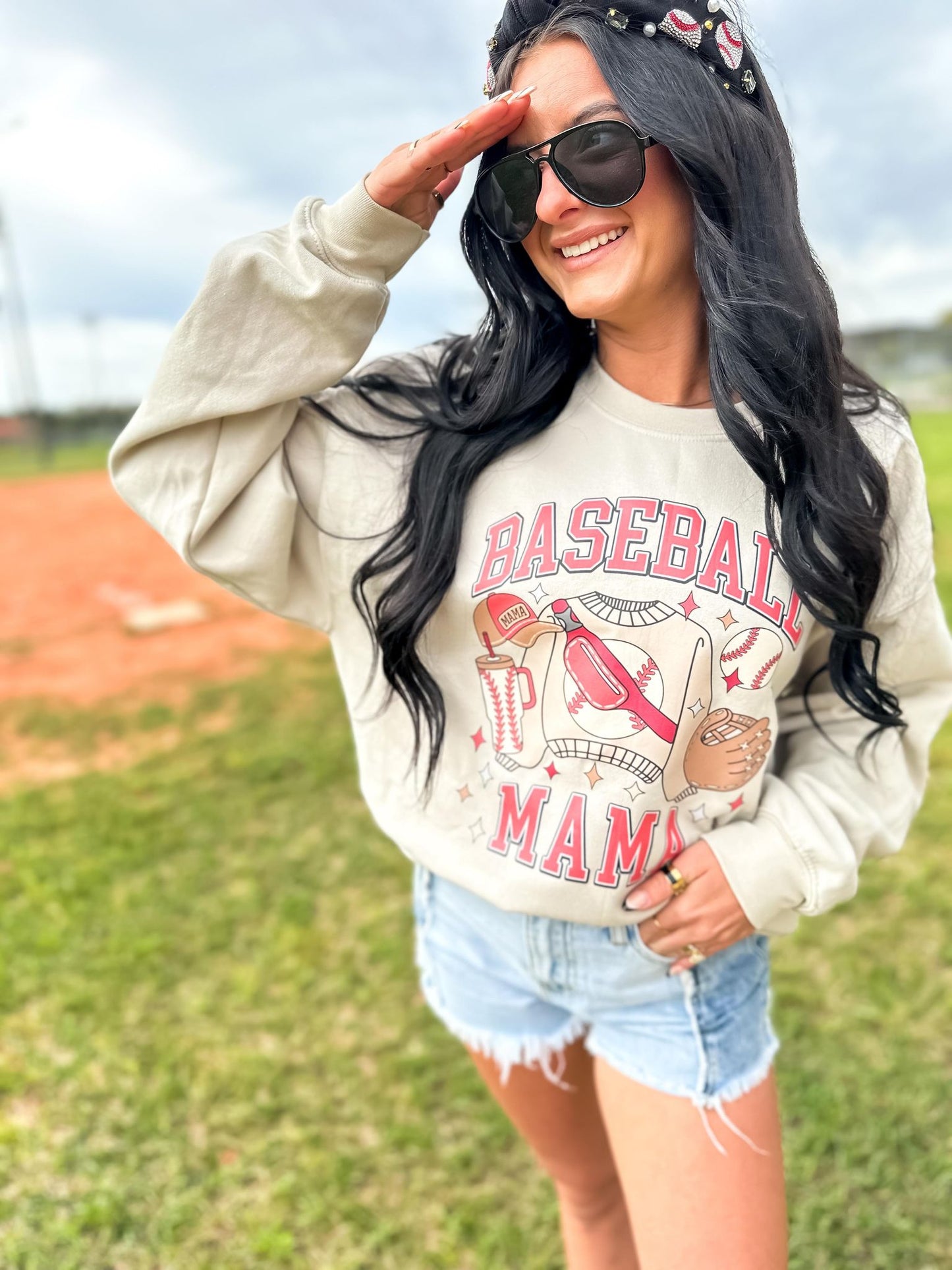 Baseball Mama Essentials  Sweatshirt