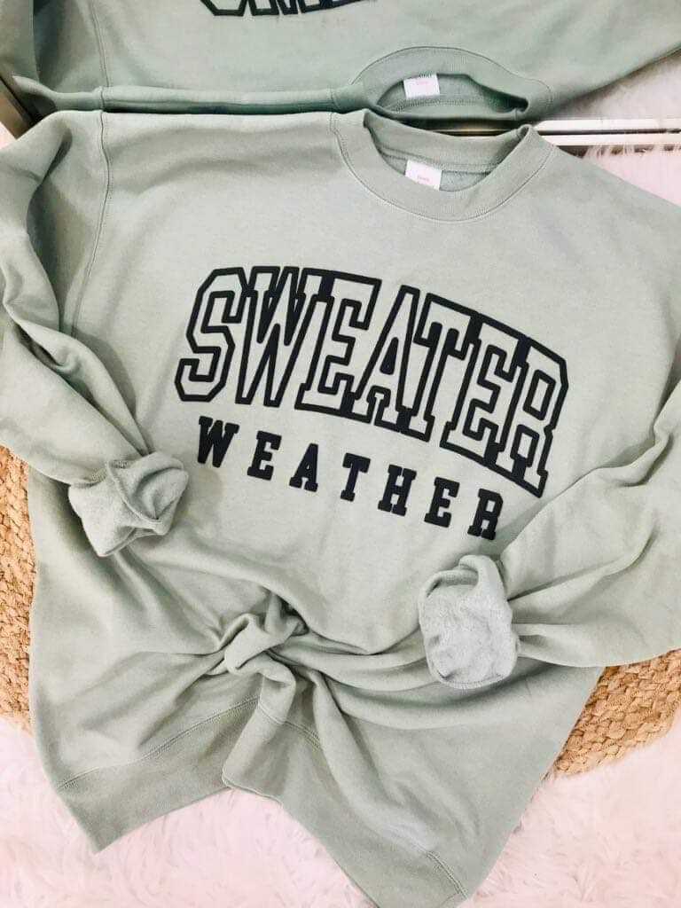 Sweater Weather Varsity Puff Sweatshirt