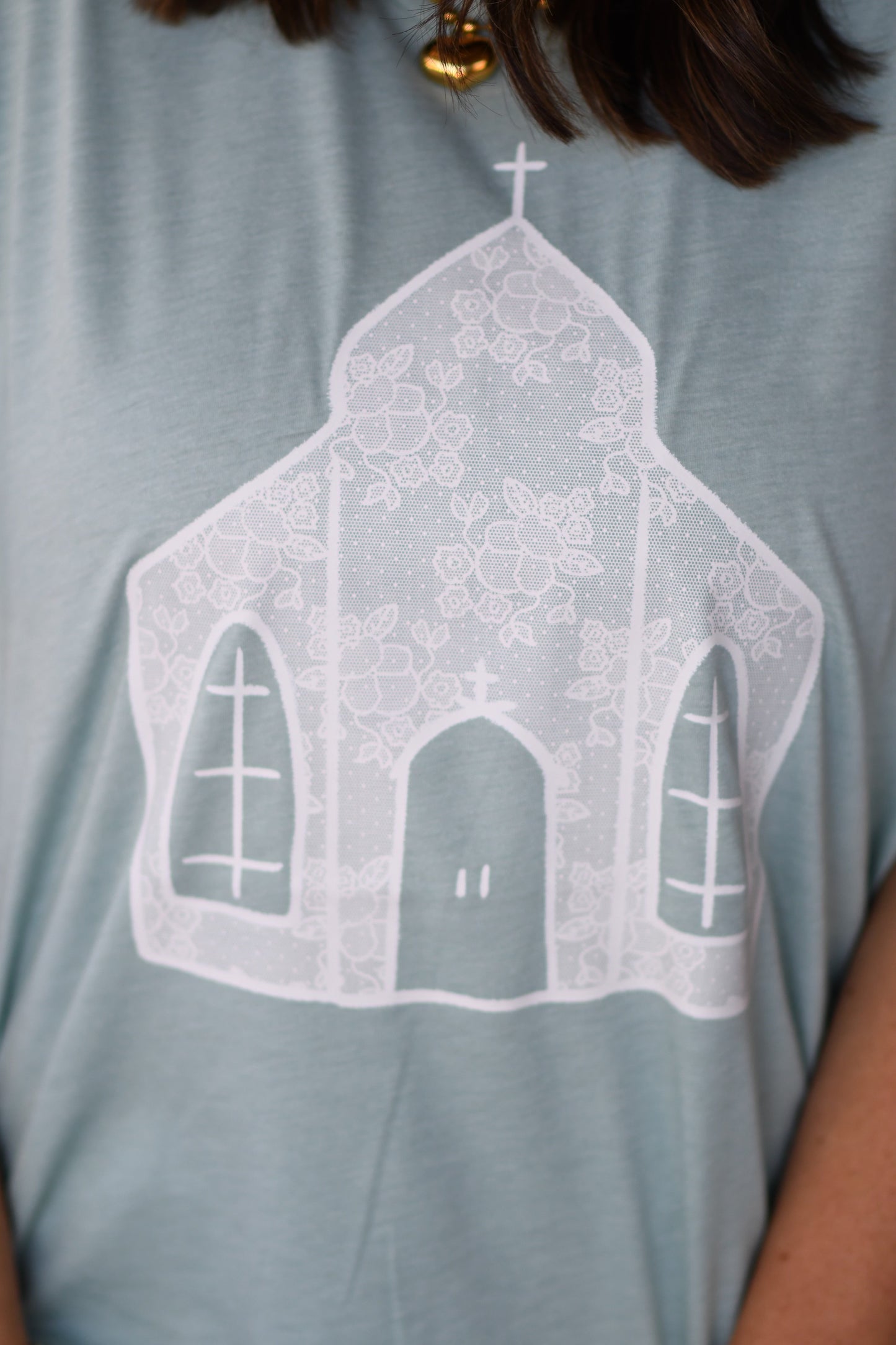 Lace Church Tee