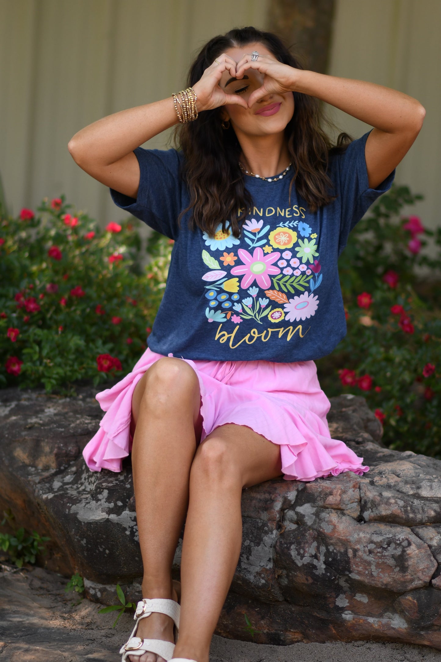 Let Kindness Bloom Floral Tee