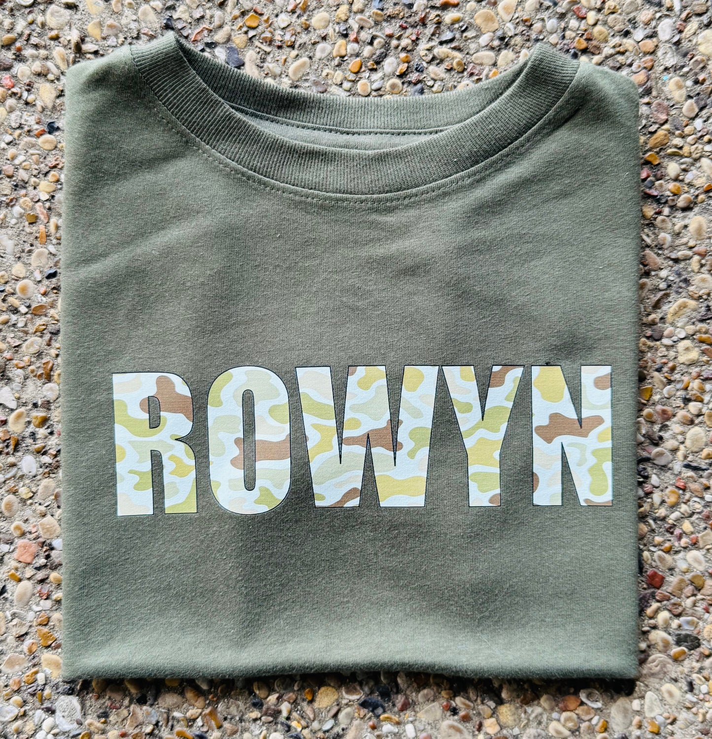 Custom Name Camo Sweatshirt