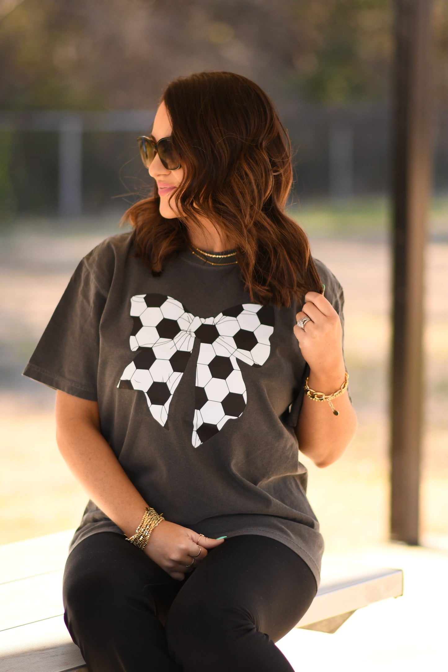 Soccer Bow Tee