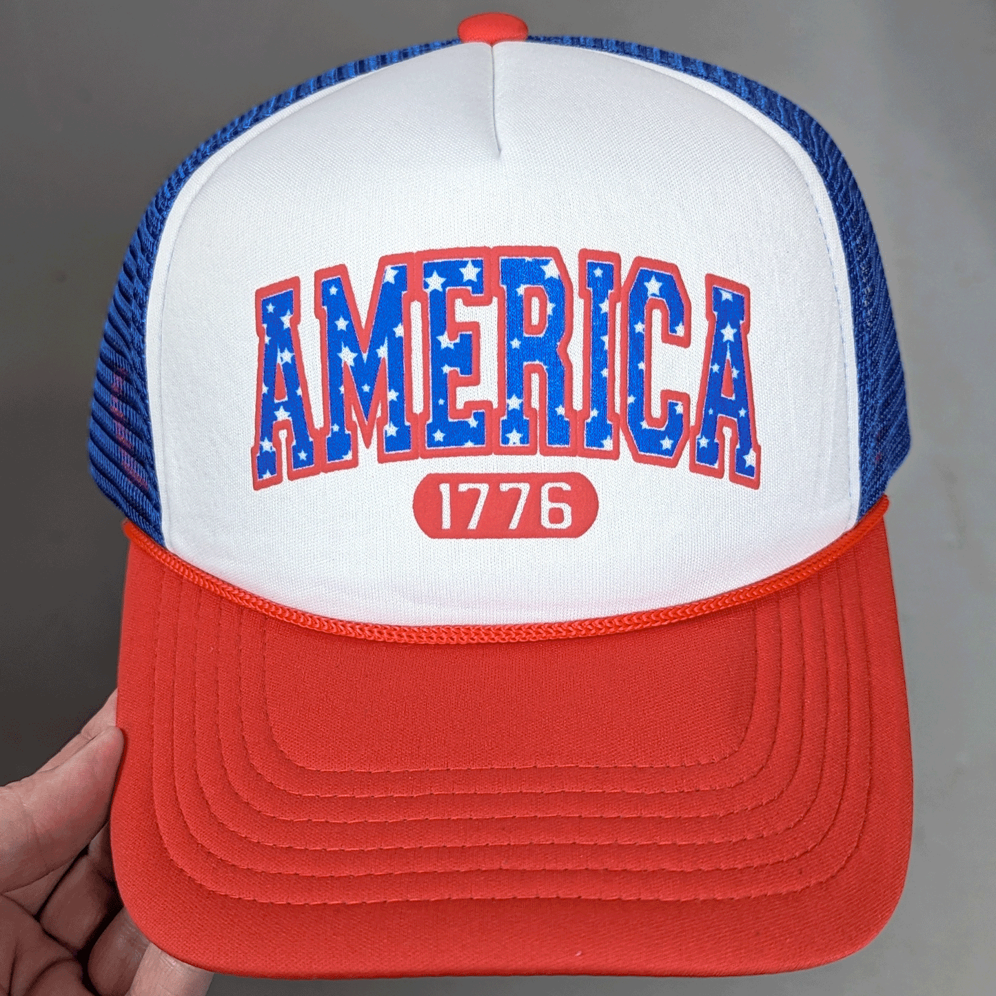 America 1776 PUFF Trucker Hat