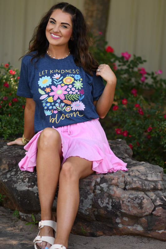 Let Kindness Bloom Floral Tee