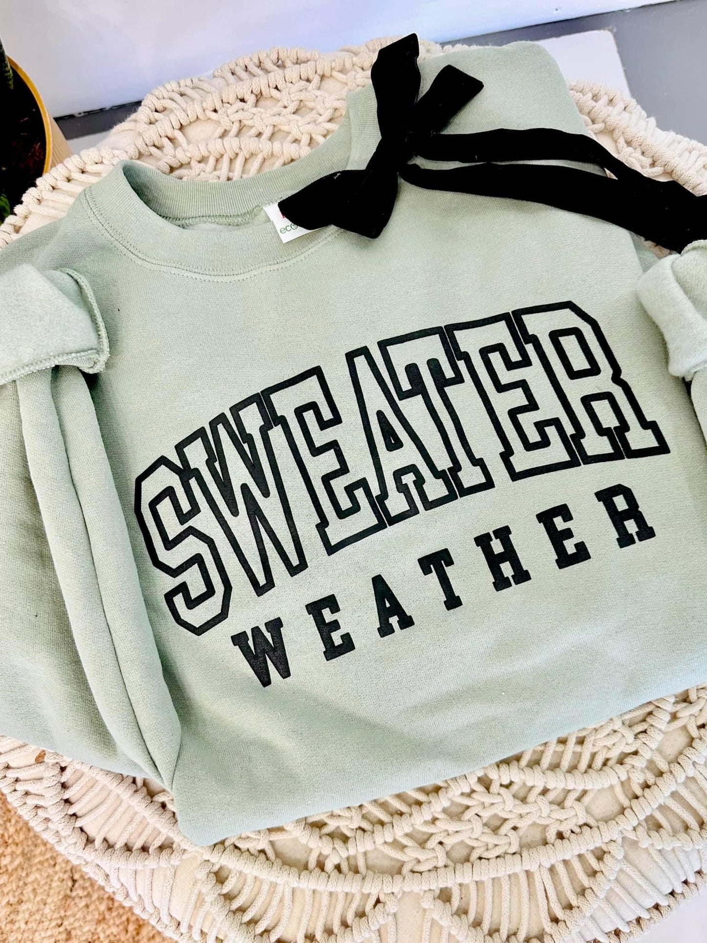 Sweater Weather Varsity Puff Sweatshirt