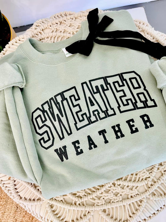 Sweater Weather Varsity Puff Sweatshirt