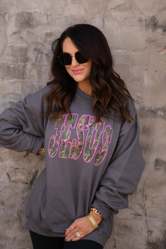 Jesus Camo Tee / Sweatshirt