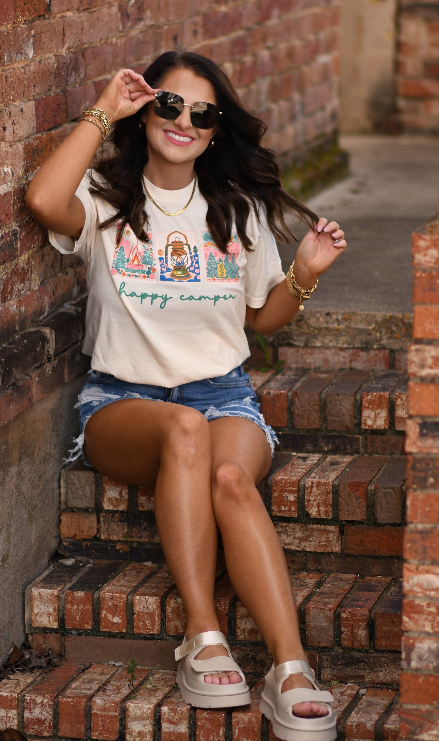 HAPPY CAMPER STAMPS TEE