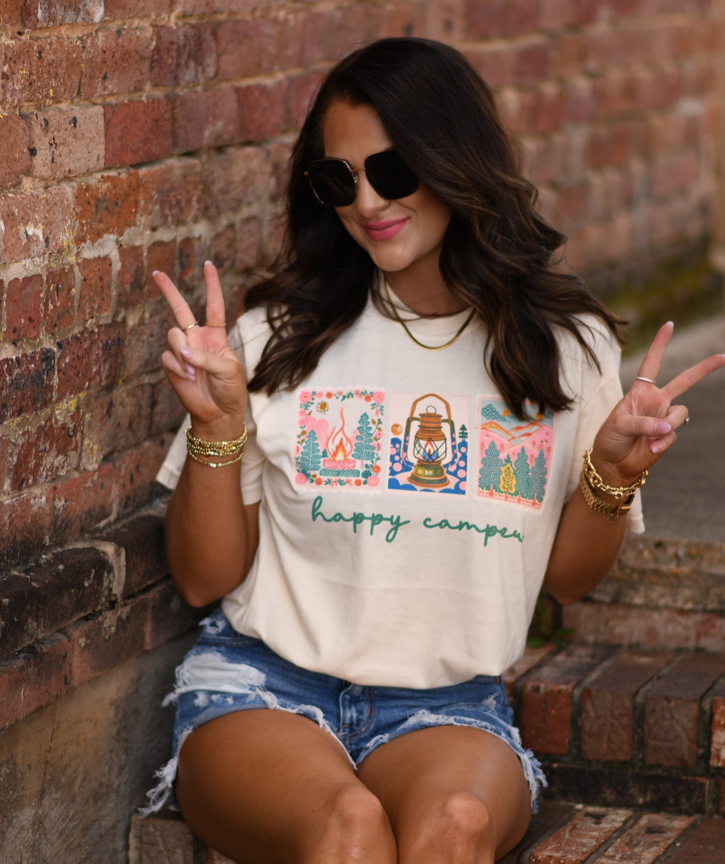 HAPPY CAMPER STAMPS TEE