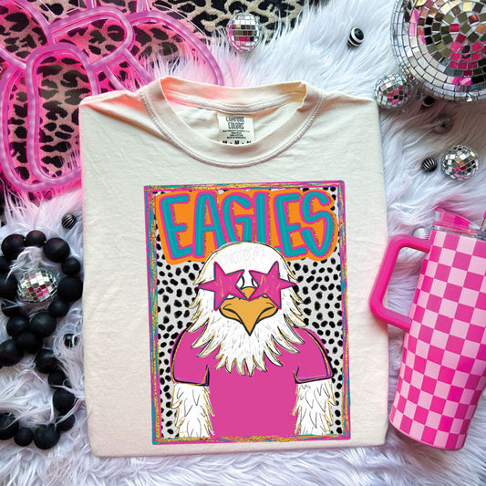 Eagles Colorful Mascot Tee