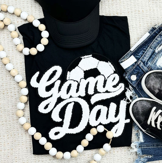 Fluffy Soccer Game Day Tee