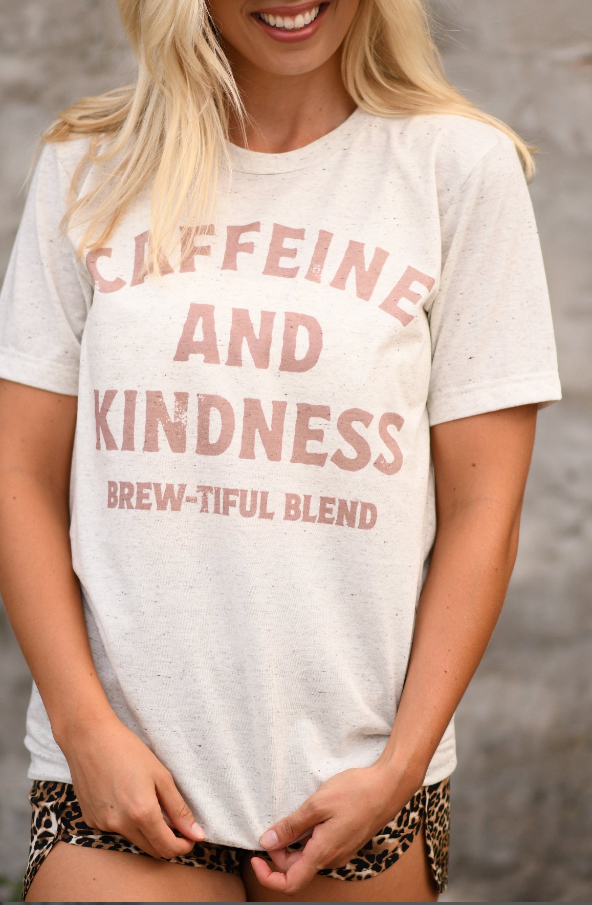 Caffeine and Kindness Tee