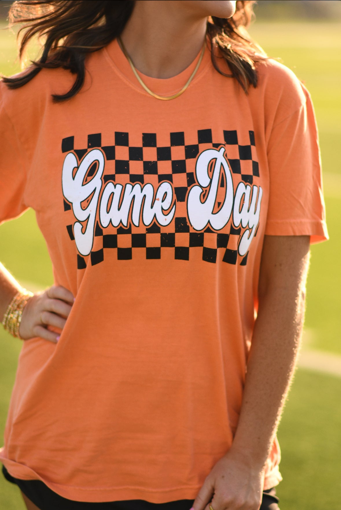 Orange Game Day Puff Tee