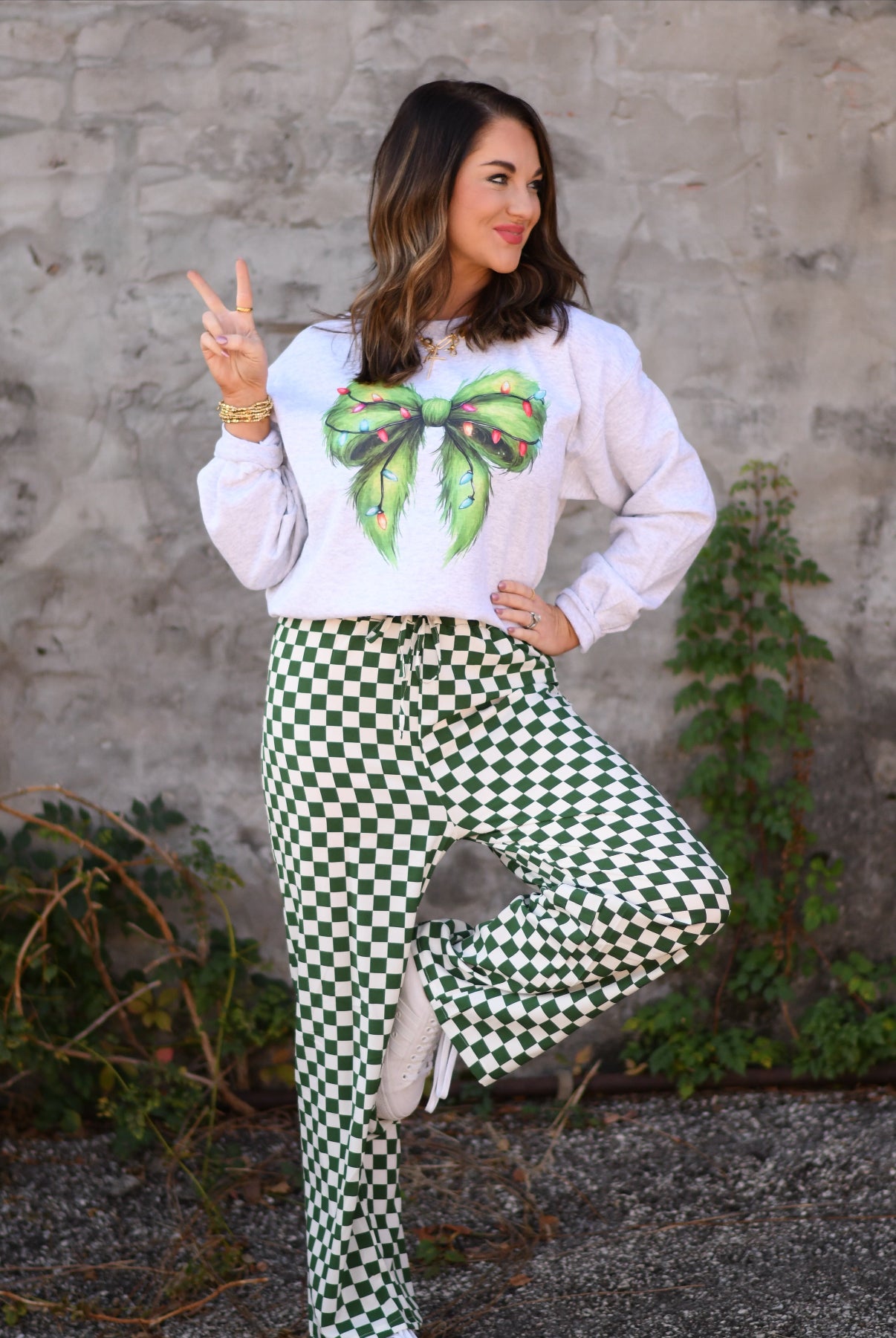 Pre-Order Green Checkered Pants (Set Available)