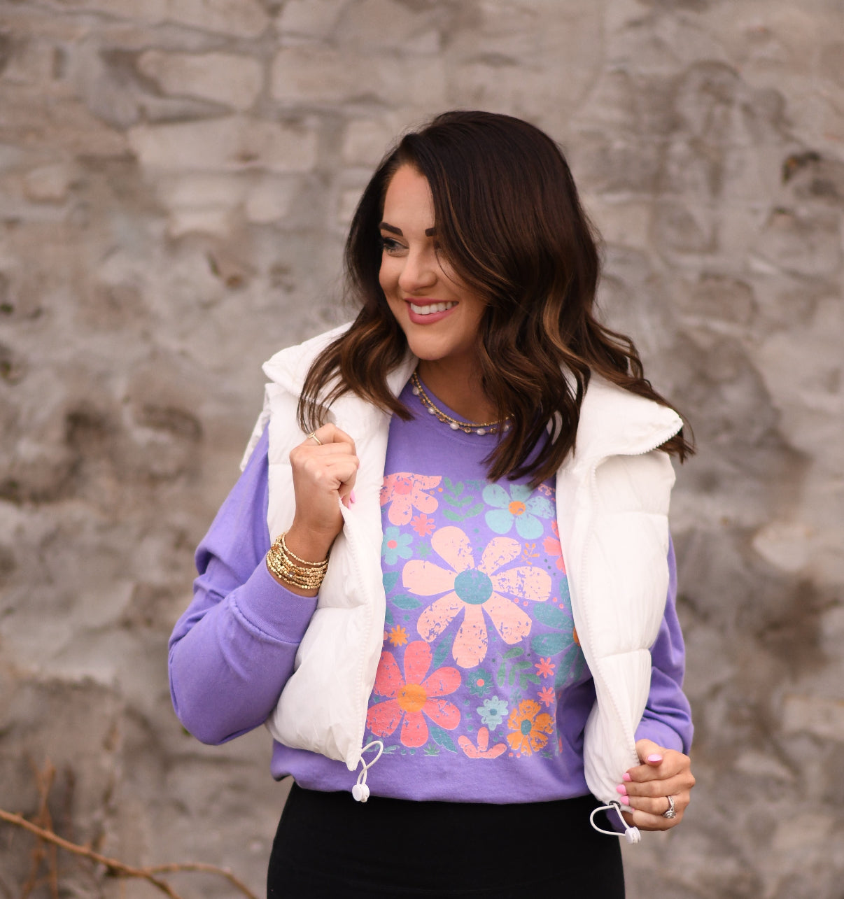 Colorful Florals Long Sleeve/Tee