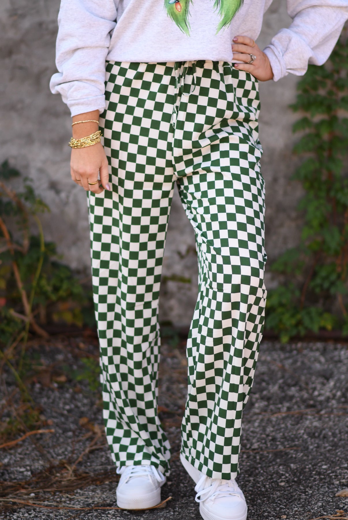 Pre-Order Green Checkered Pants (Set Available)