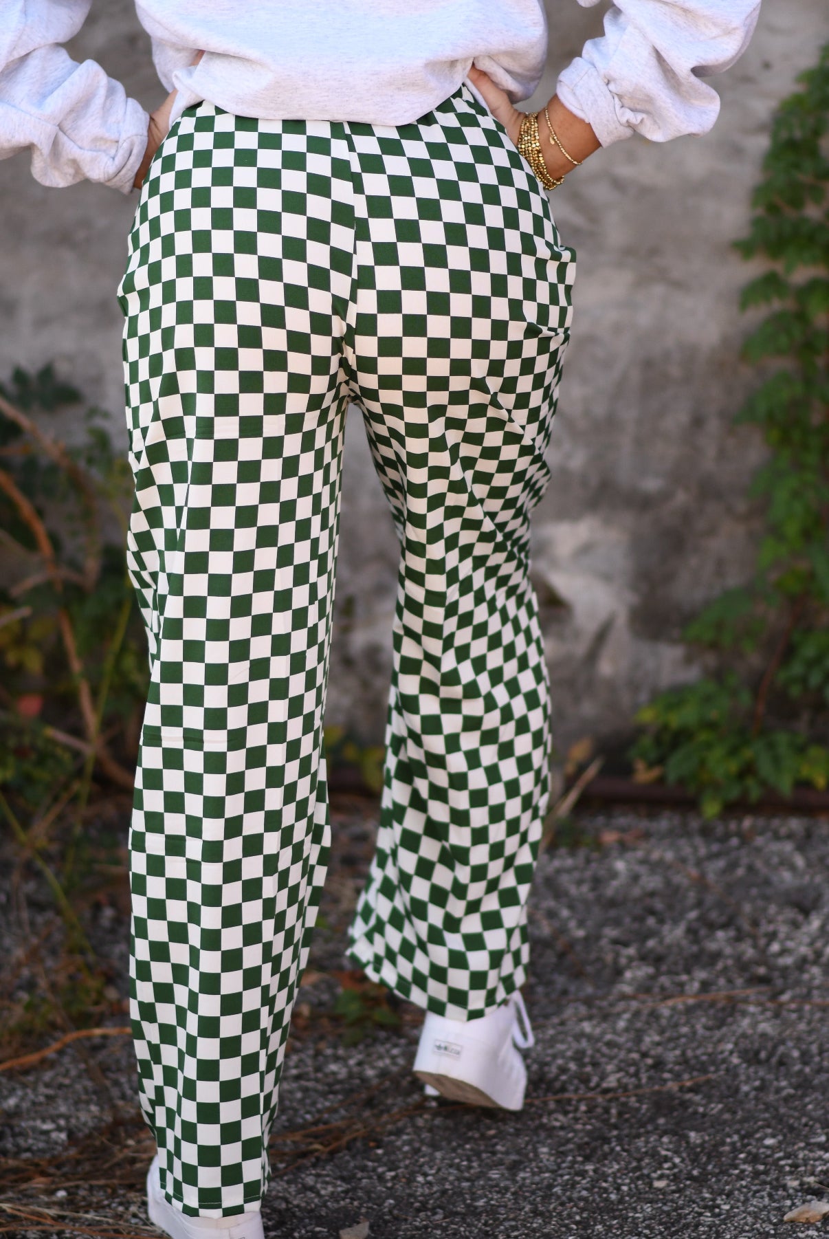 Pre-Order Green Checkered Pants (Set Available)