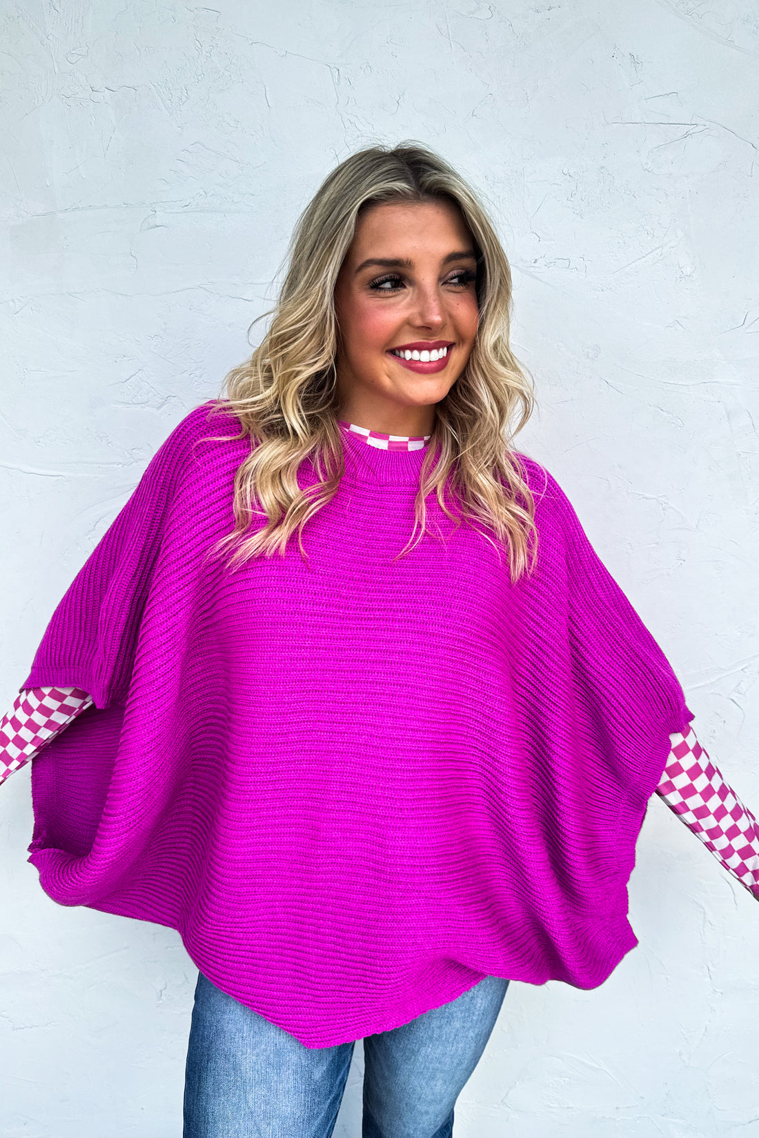 PREORDER- MEG PULLOVER PONCHO {4 Colors}