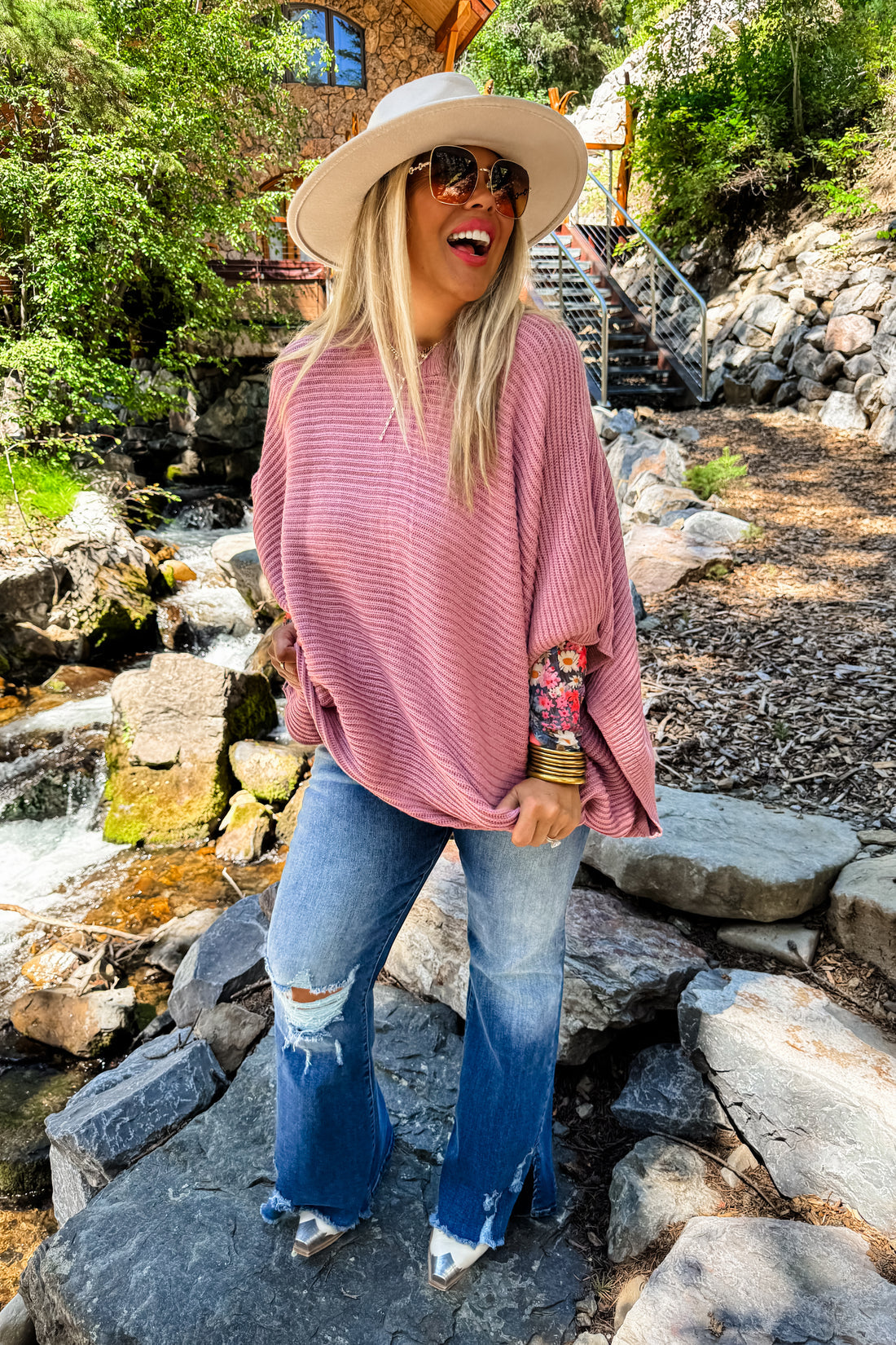 PREORDER- MEG PULLOVER PONCHO {4 Colors}