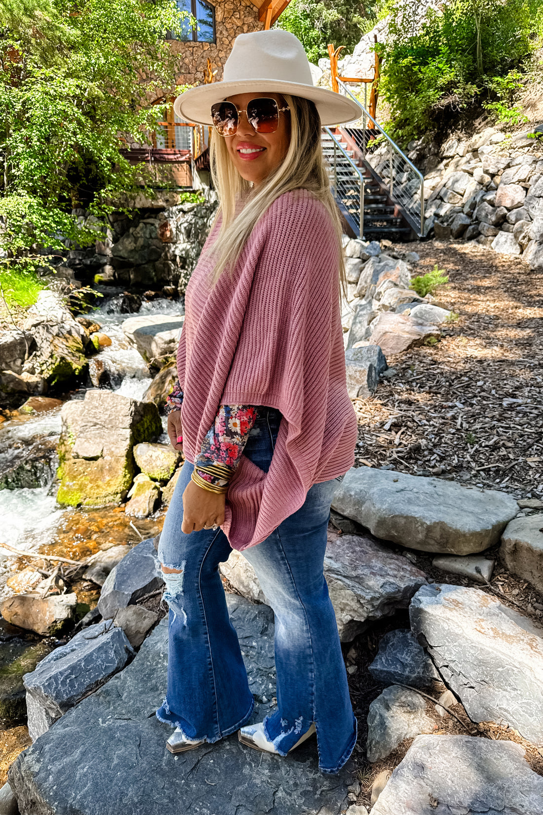 PREORDER- MEG PULLOVER PONCHO {4 Colors}